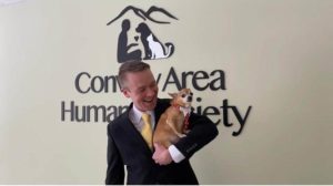 Vote for Jimmy Gardner, animal lover and Mt. Washington Valley Mister contestant!