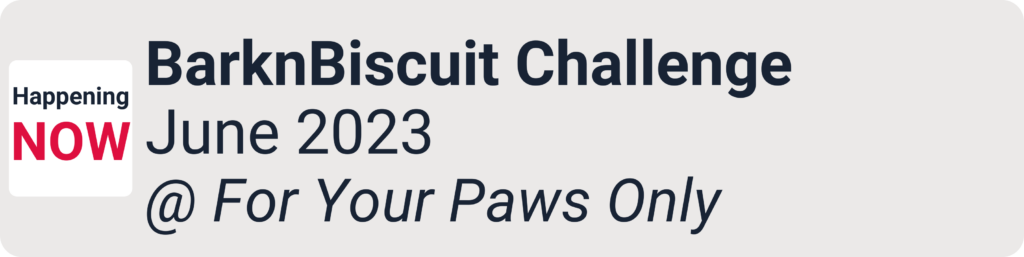 BarknBiscuit Challenge - Happening Now!